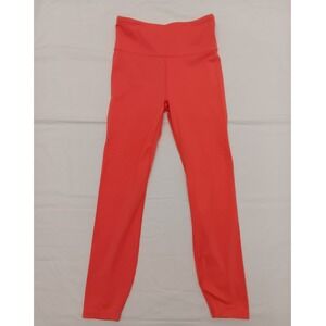 Joy Lab Coral‎ Orange Athleisure Leggings Size Extra Small 7/8 Cropped